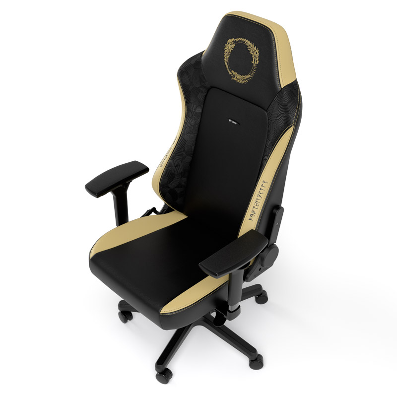 The image shows the noblechairs HERO Gaming Chair - The Elder Scrolls Online Edition.