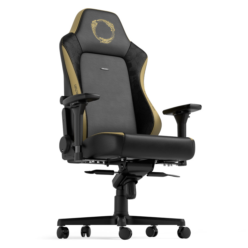 The image shows the noblechairs HERO Gaming Chair - The Elder Scrolls Online Edition.