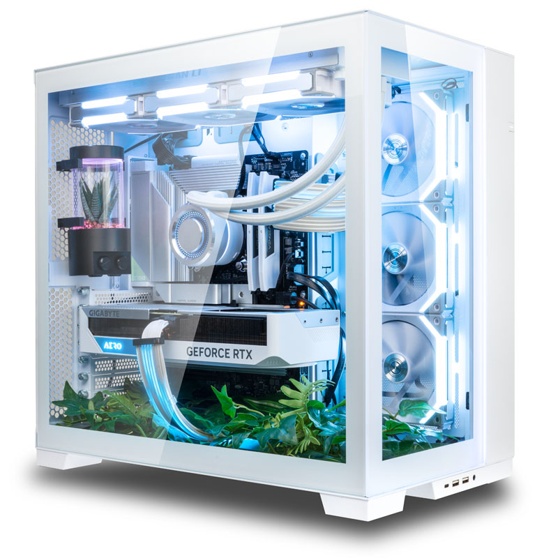Overall view of the King Mod Systems Biotope Gaming PC