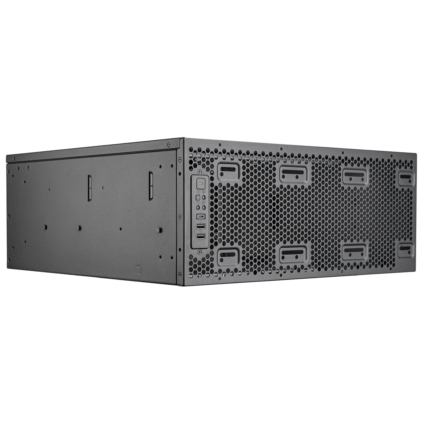 Silverstone Rack Case SilverStone RM4A Server Case, 4U Rackmount, SSI-EEB, Mesh - Dark Grey