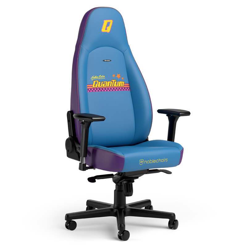 The picture shows the noblechairs ICON Gaming Chair - Nuka-Cola Quantum Edition.