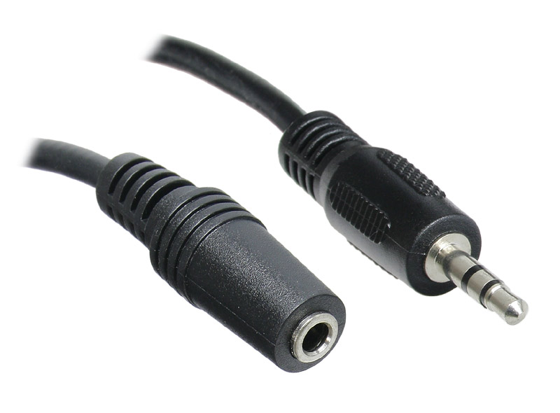 Cavo Stereo Jack 3.5 Mm. Prolunga Scheda Audio Per Cuffie/Casse Maschio/Maschio Mt.5 - Audio - Foto 9