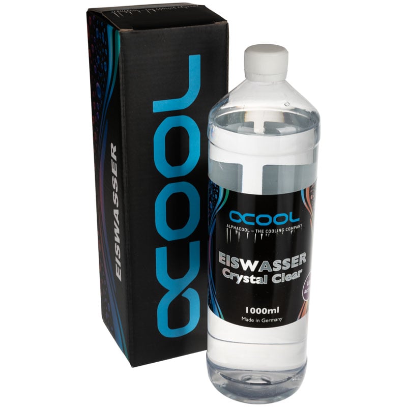 Alphacool Ice Water Crystal Clear UV-active, 1000ml Ready Mix - clear