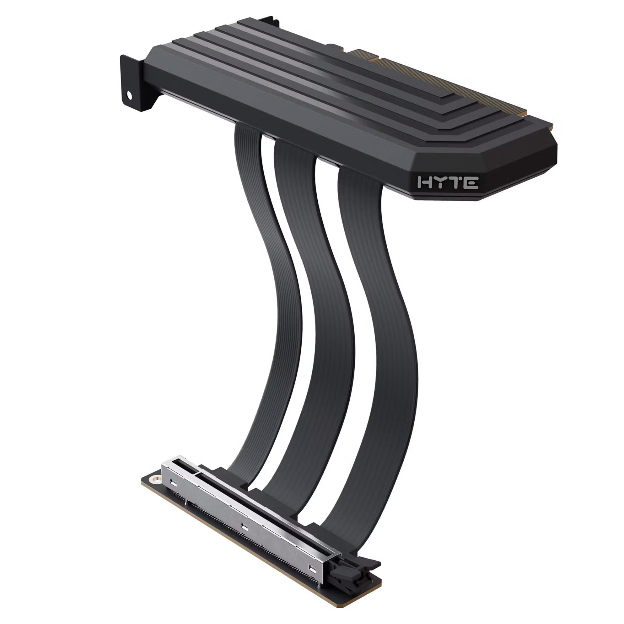 Fast Pitch Riser HYTE PCIE 5.0 Hyper Riser Kabel - Pitch Black