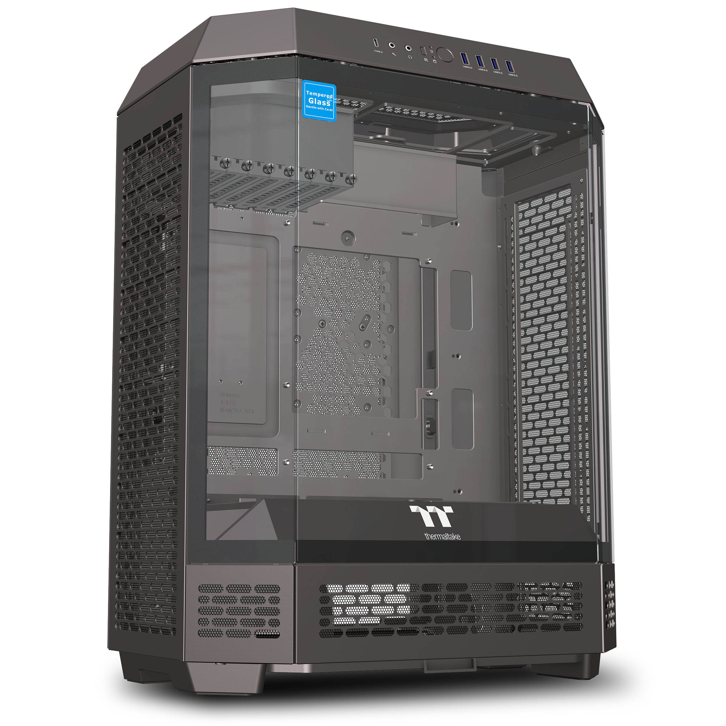 Thermaltake The Tower 600 PC Case, Mid Tower, ATX, Tempered Glass ...