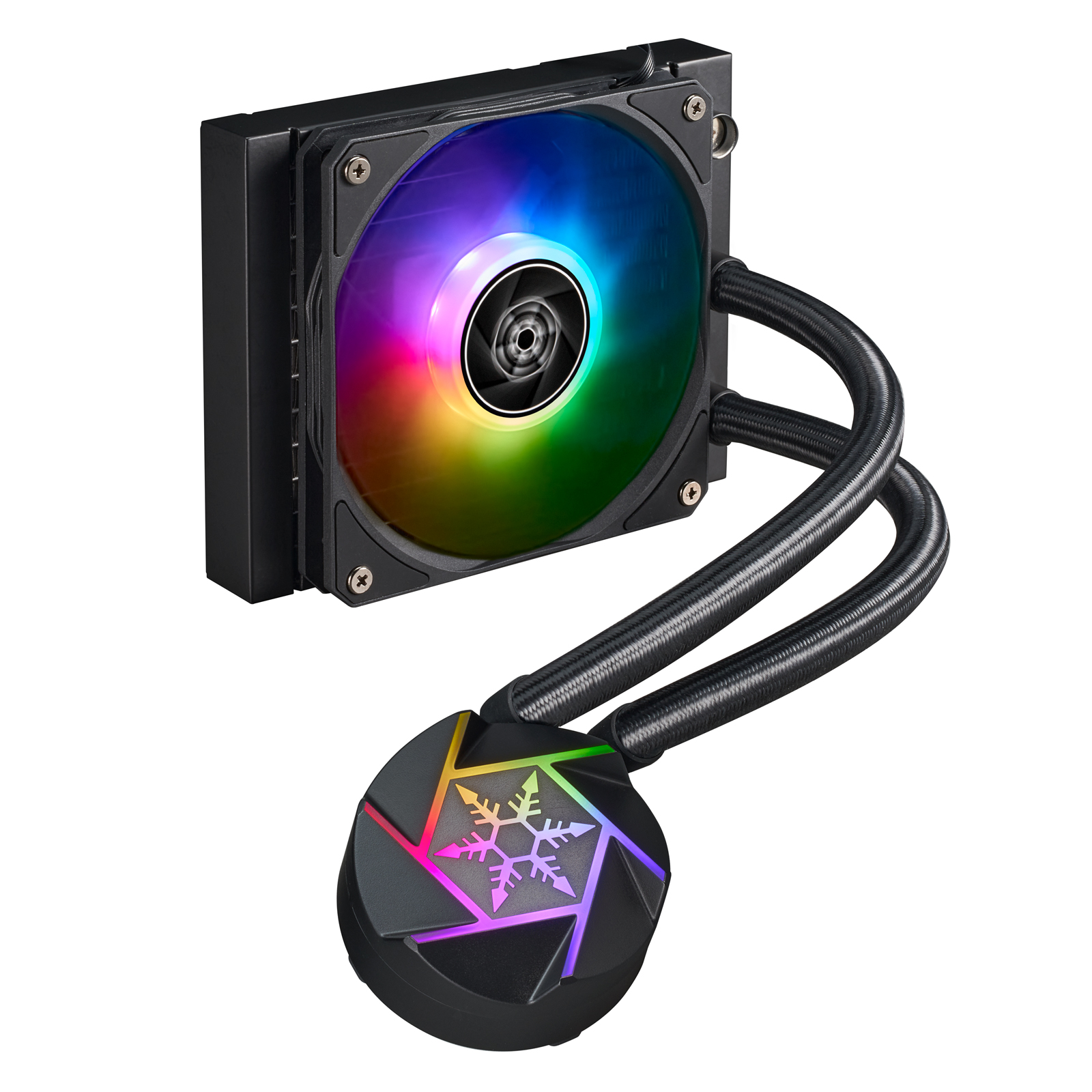 SilverStone VIDA 120 SLIM, Komplett-Wasserkühlung, schwarz - 120mm