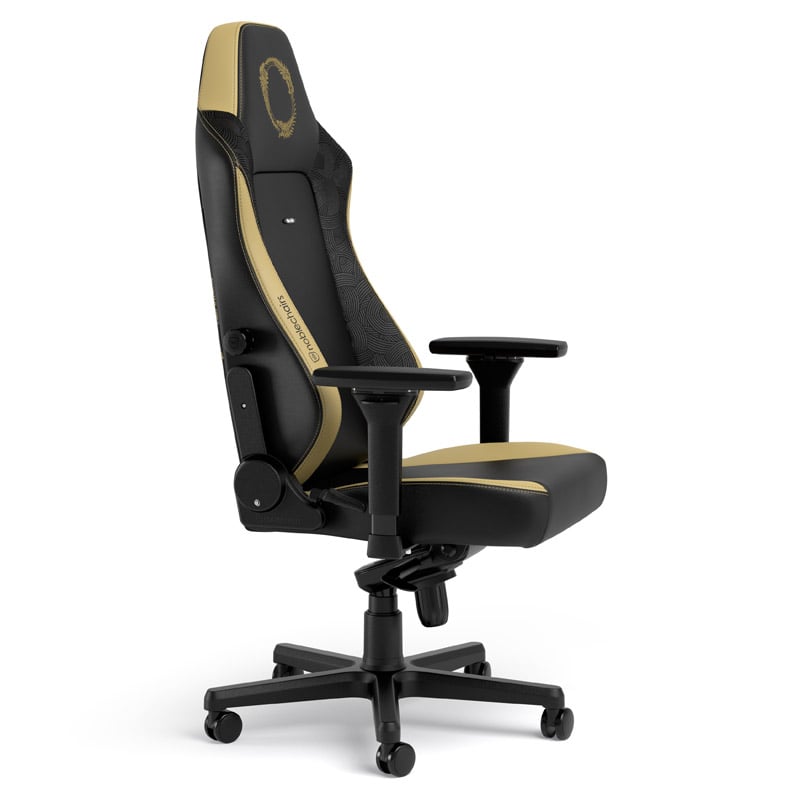 The image shows the noblechairs HERO Gaming Chair - The Elder Scrolls Online Edition.