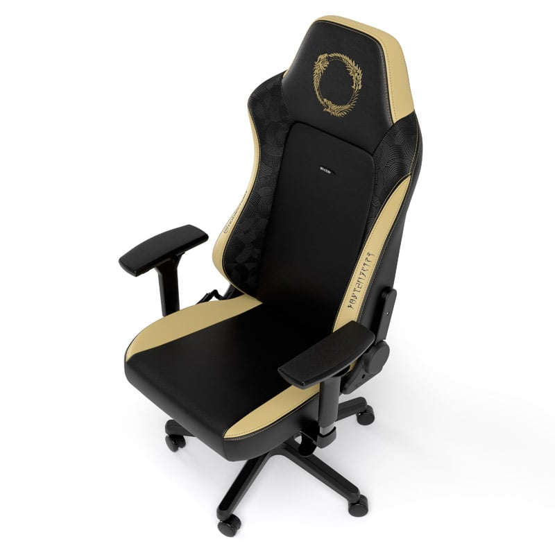 The image shows the noblechairs HERO Gaming Chair - The Elder Scrolls Online Edition.