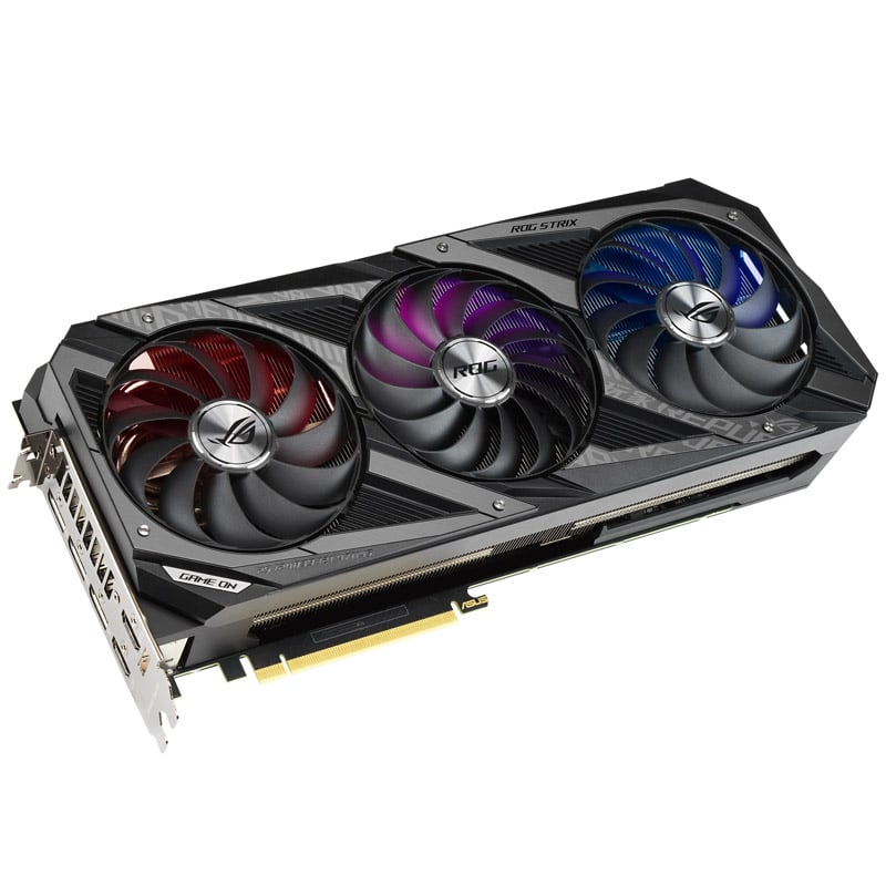 Der Kühler einer ASUS GeForce RTX 3090 ROG Strix
