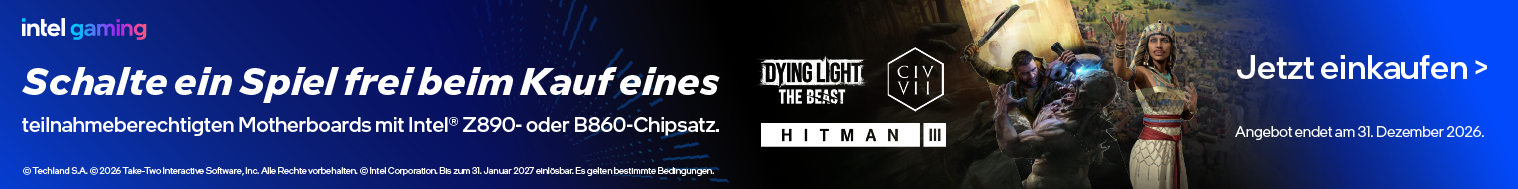 Intel Motherboard Bundle - Schalte ein Spiel frei